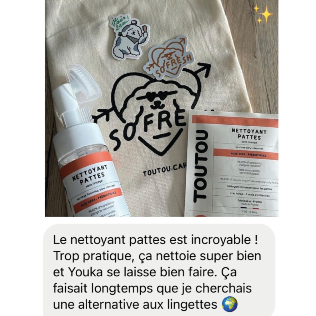 nettoyer les pattes de son chien facilement