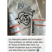 nettoyer les pattes de son chien facilement