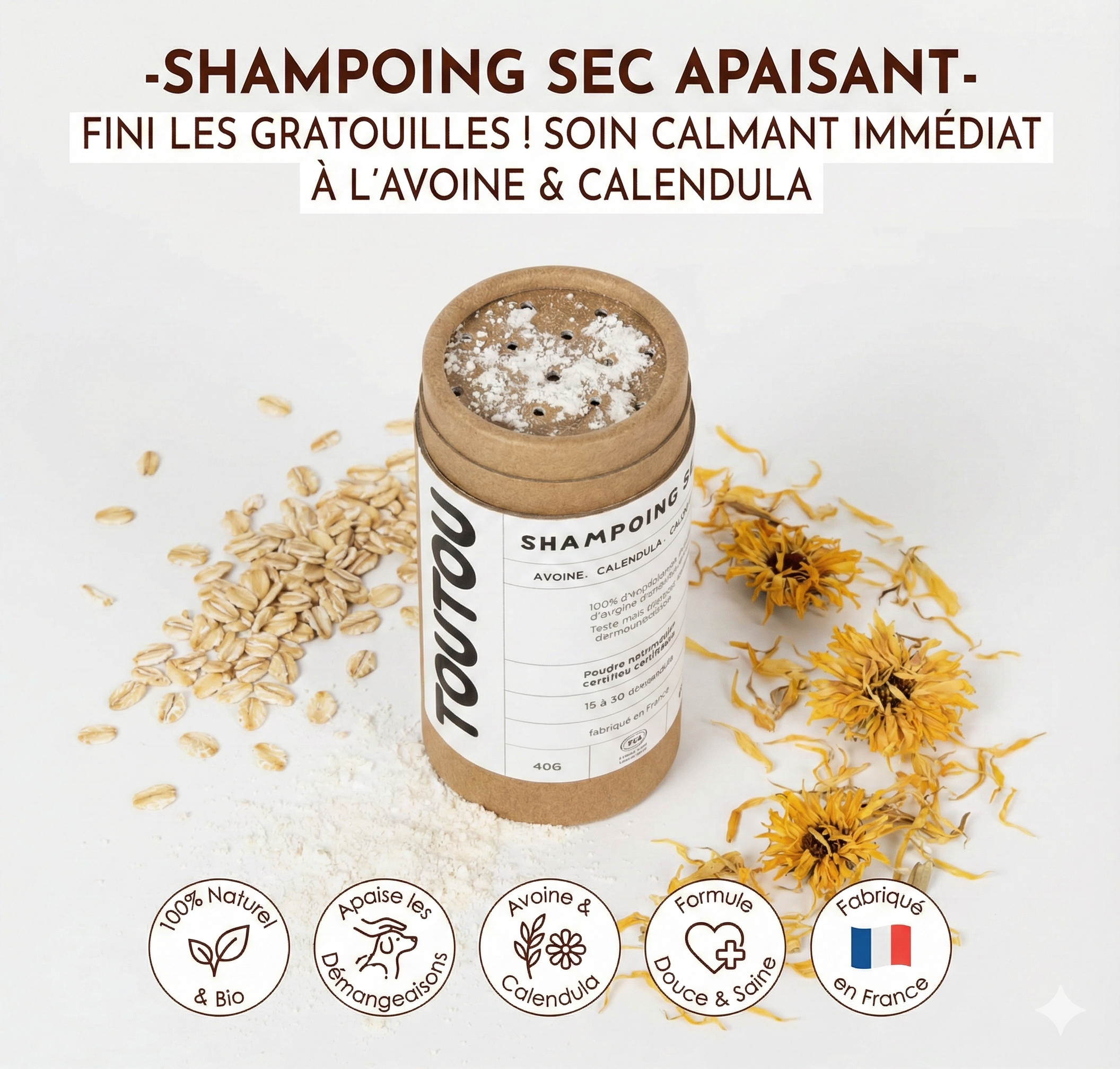 SHAMPOING SEC CERTIFIE BIO