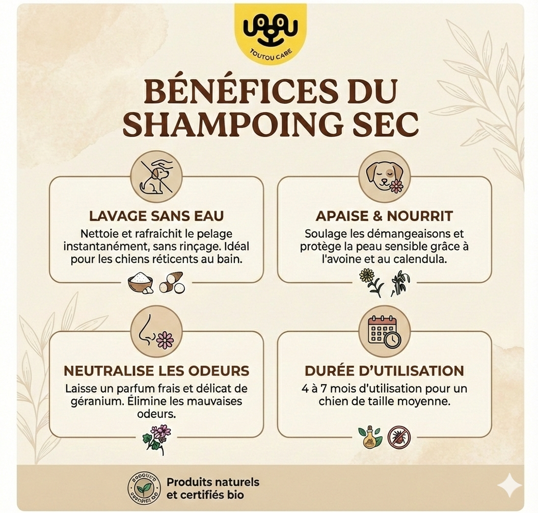 SHAMPOING SEC CERTIFIE BIO